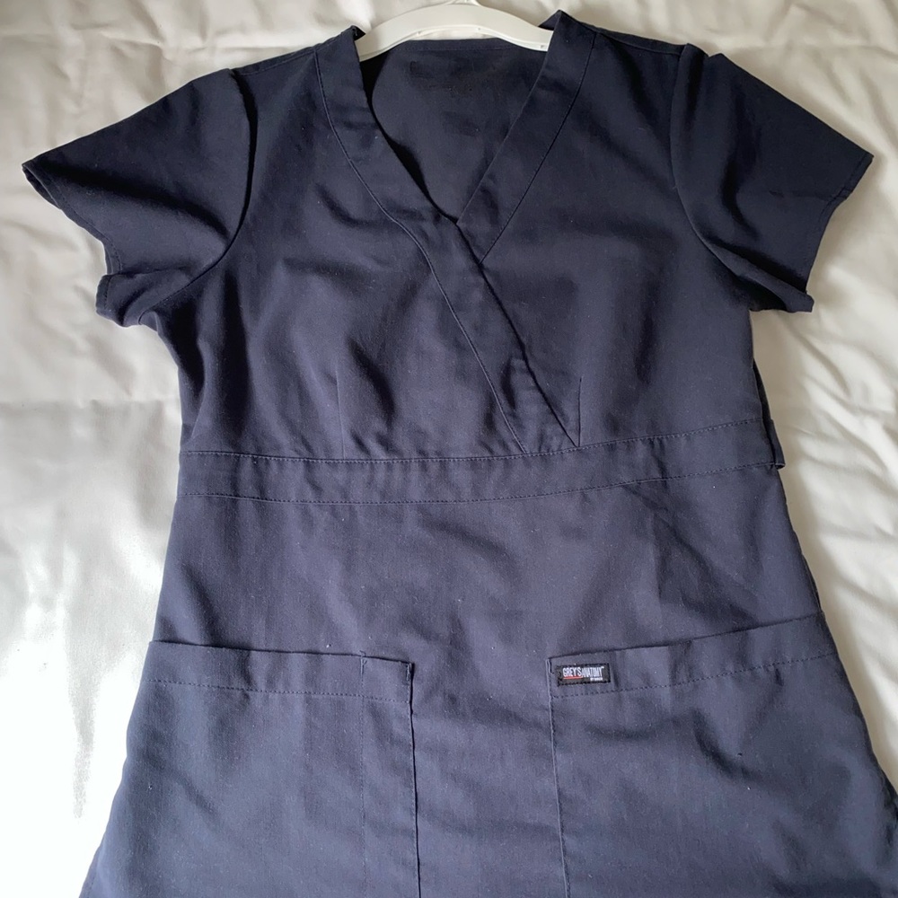 Greys anatomy modern scrub top